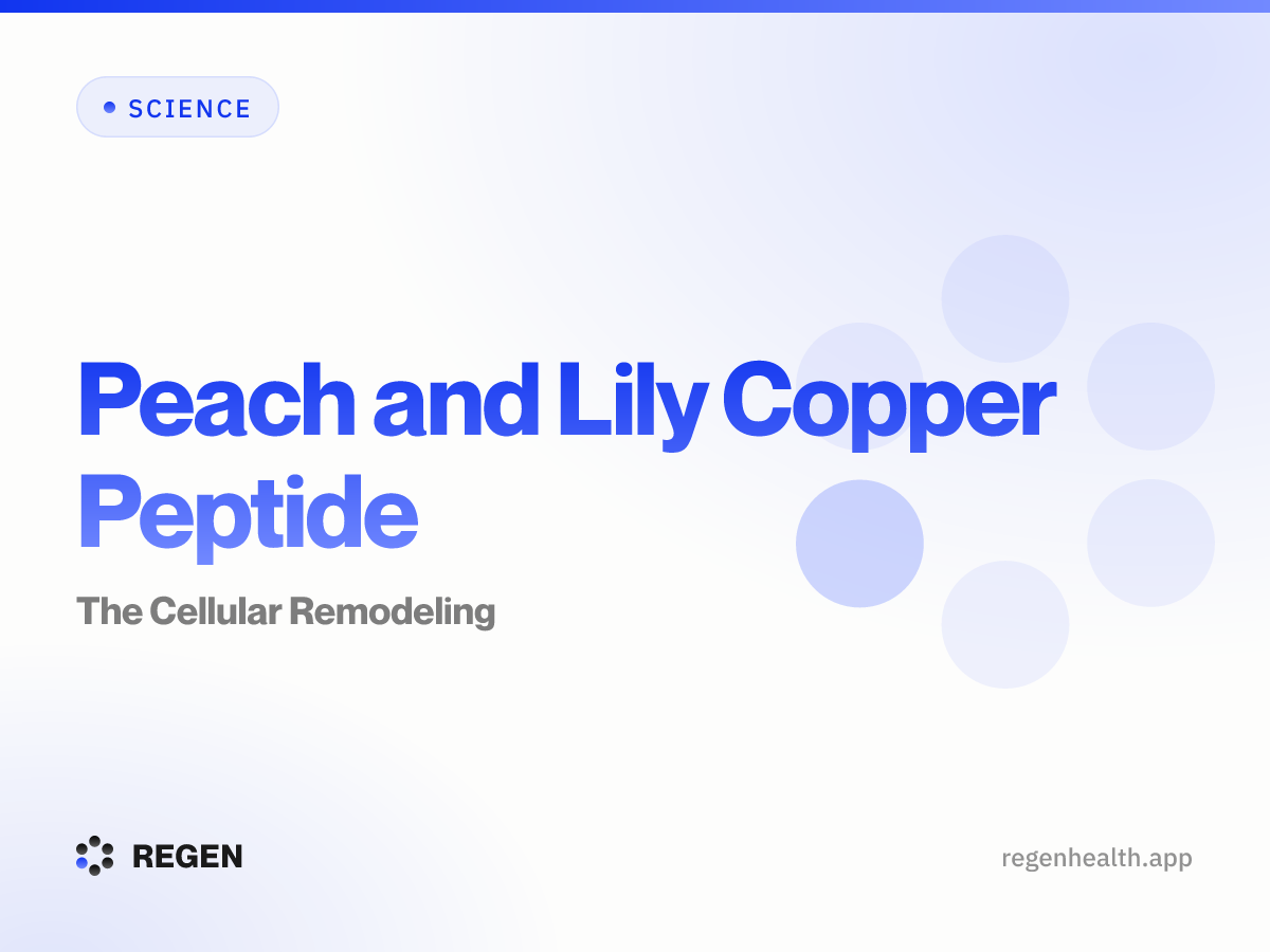 Peach and Lily Copper Peptide: The Cellular Remodeling