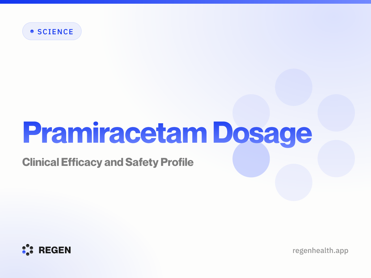 Pramiracetam Dosage: Clinical Efficacy and Safety Profile