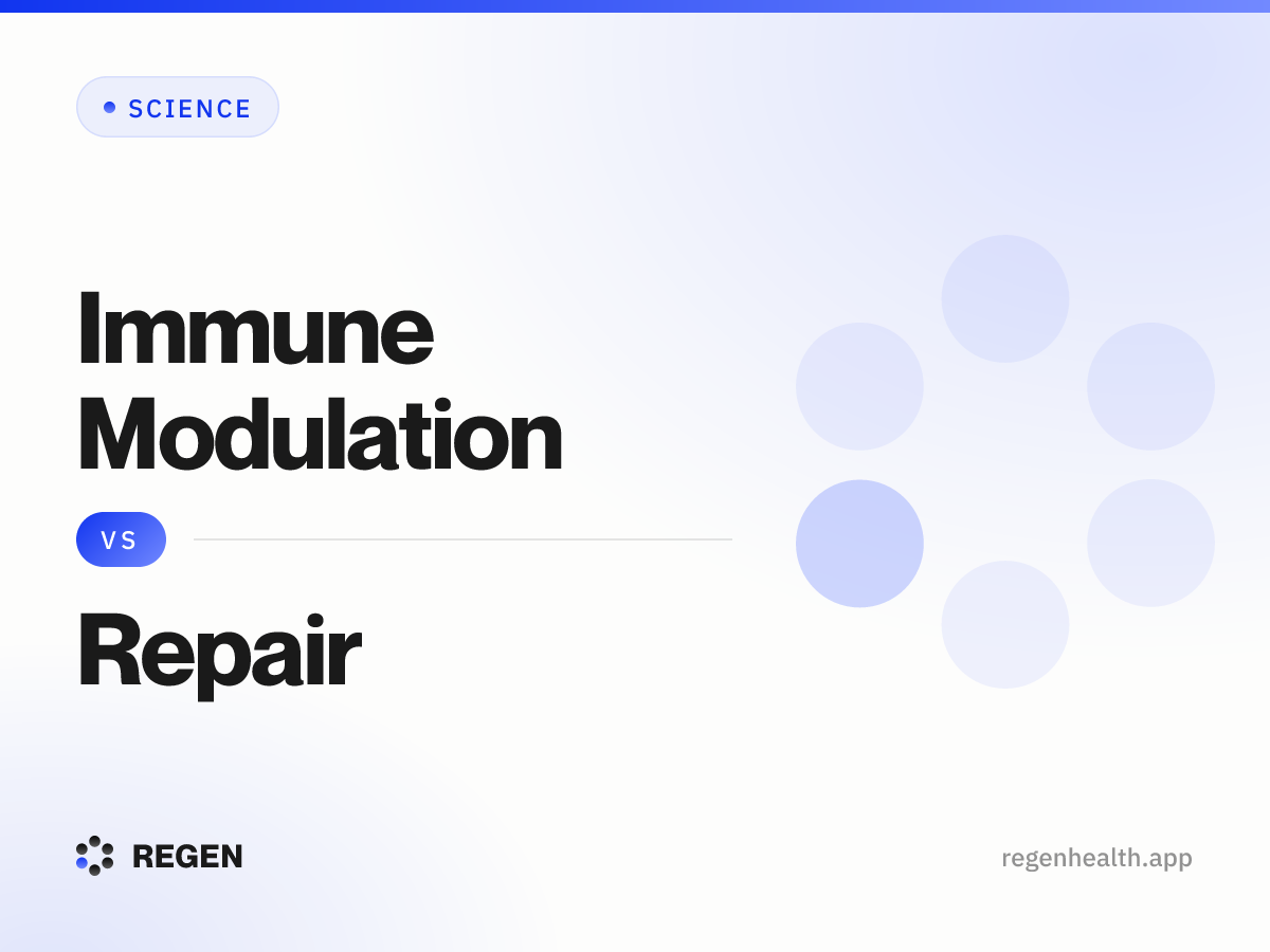 Thymosin Alpha-1 Benefits: Immune Modulation vs. Repair