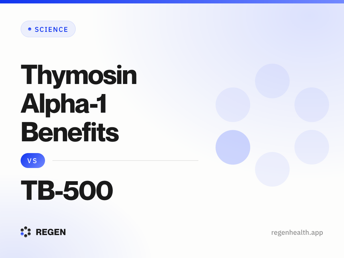 Thymosin Alpha-1 Benefits vs TB-500: Immune Response