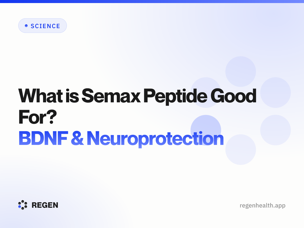 What is Semax Peptide Good For? BDNF & Neuroprotection
